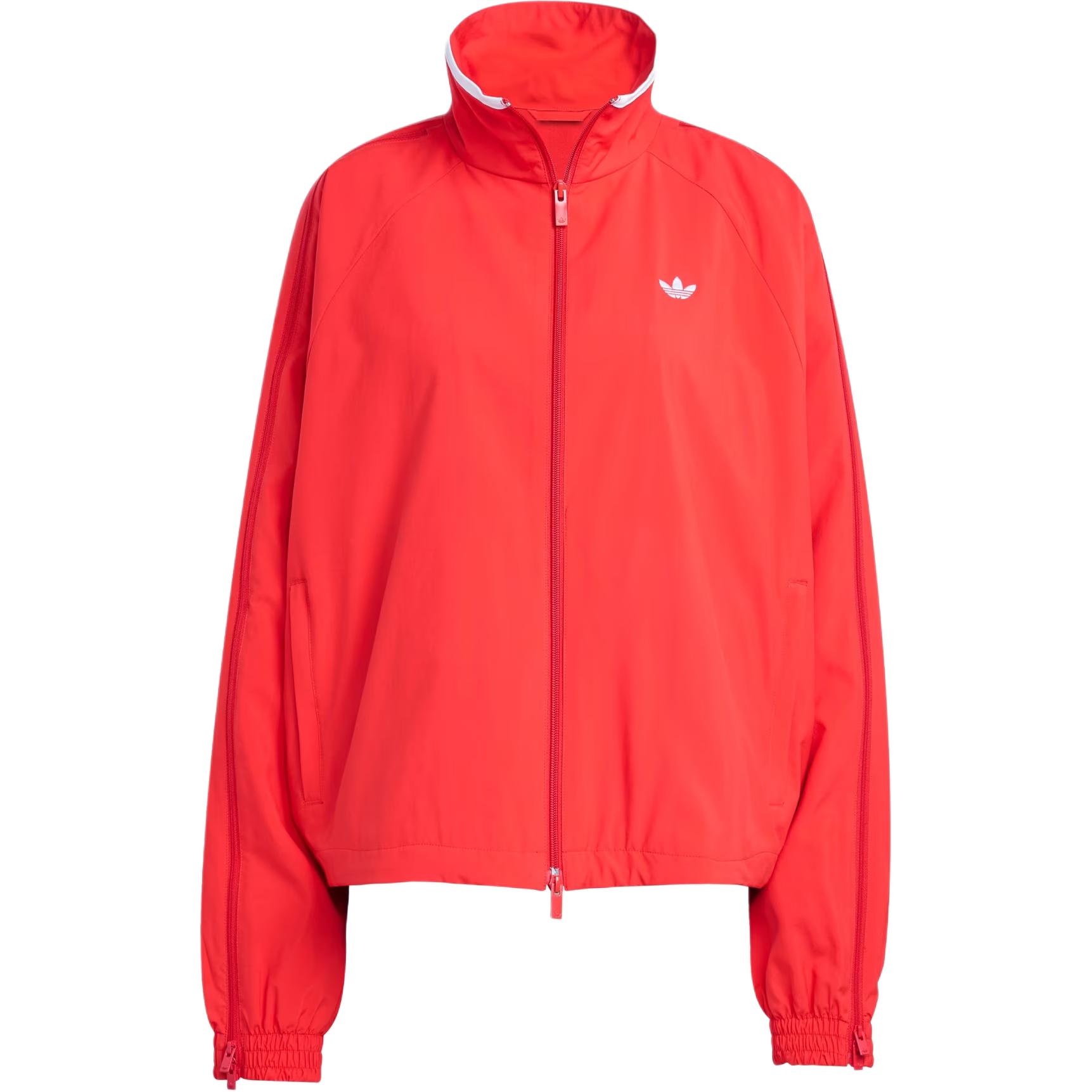 

adidas Womens Adilenium Season 3 Zip Track Top Better Scarlet Women Streetwear JX9203 M