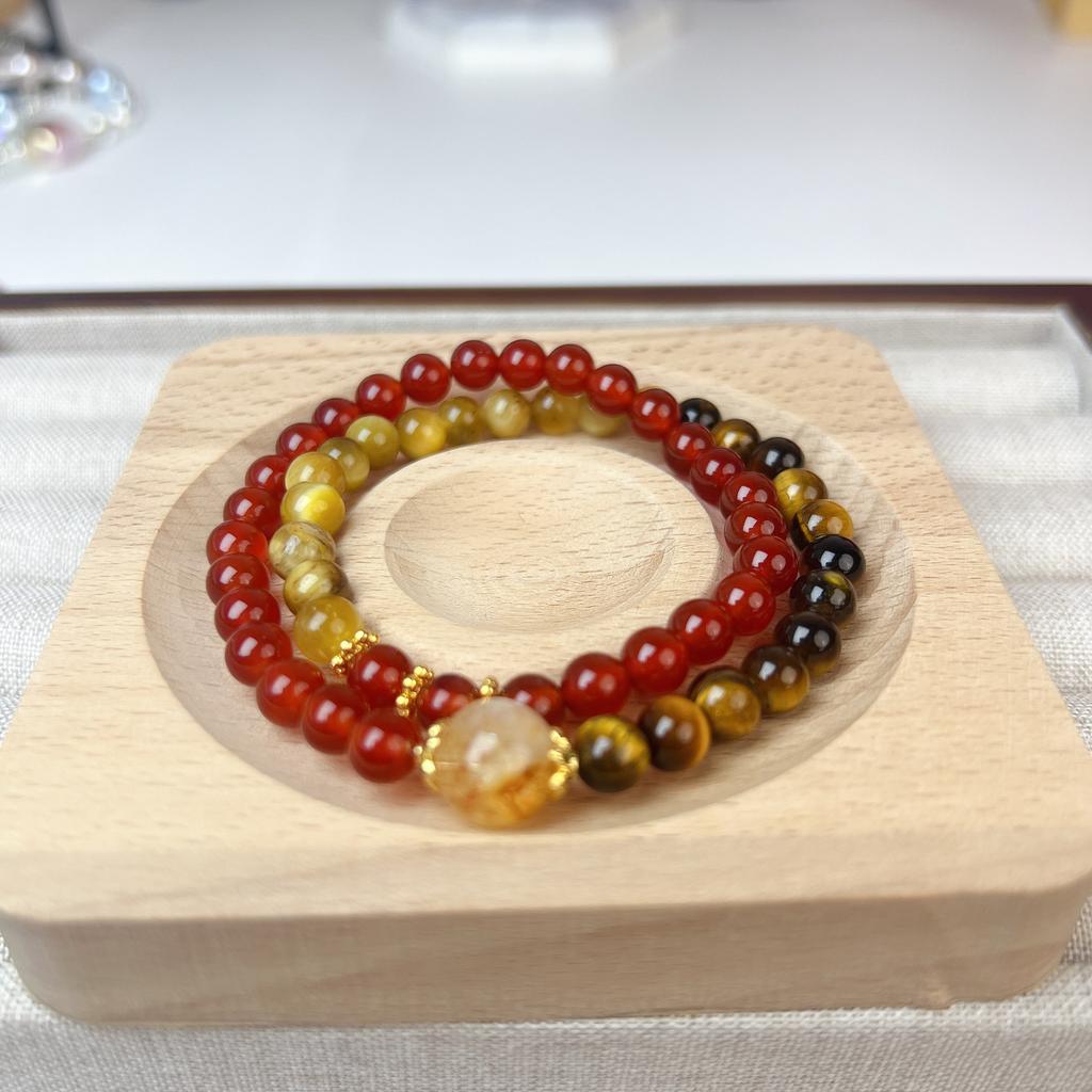 Natural Crystal Bracelet, Agate Bracelet. Fashion Women Daily Jewelry Lucky Gift