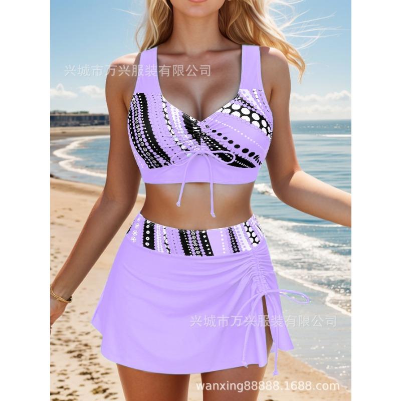 New Style Split Swimsuit for Women, Slim and Sexy Backless Bikini, High-end Crossover Bikini Swimsuit