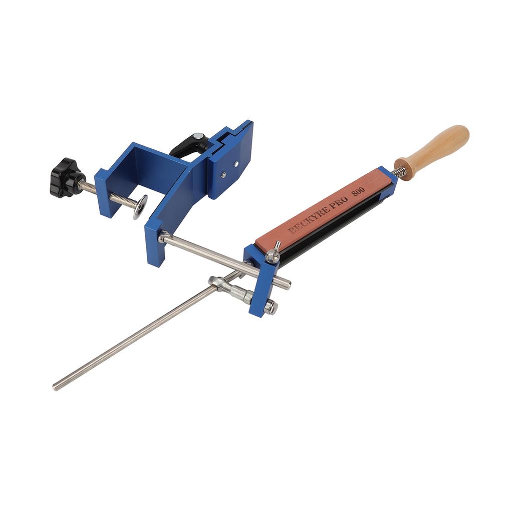 Kitchen Knife Sharpener System with 4 Whetstones Professional Flip Fixed Angle Stainless Steel