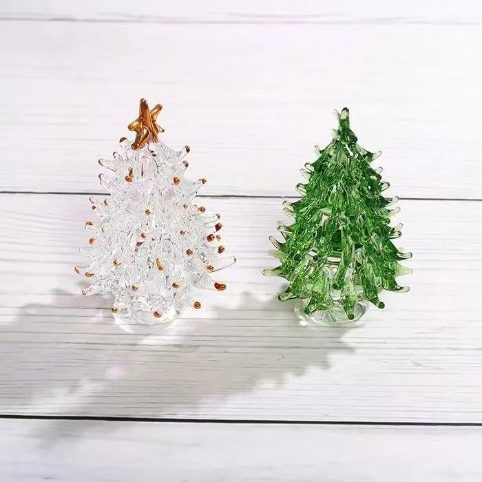 Crystal Christmas Table Tree Decor Holiday New Year Gifts