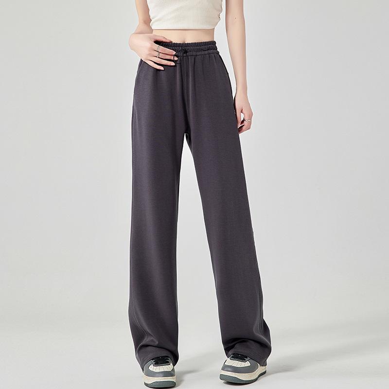 

Large Size Wide-leg Pants Women s Casual Pants Feel Cool and Thin S