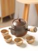 High-Temperature Resistant Ceramic Stove and Teapot Set for Outdoor Tea Brewing and Roasting