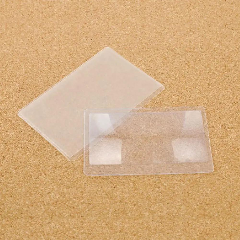 1-4PCS A5 Full Page Large Sheet Magnifier Magnifying Glass Reading Aid Lens Fresnel Ultra-thin Loupe for Reading X3