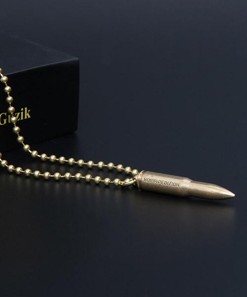 Works Pedition Brass Bullet Necklace