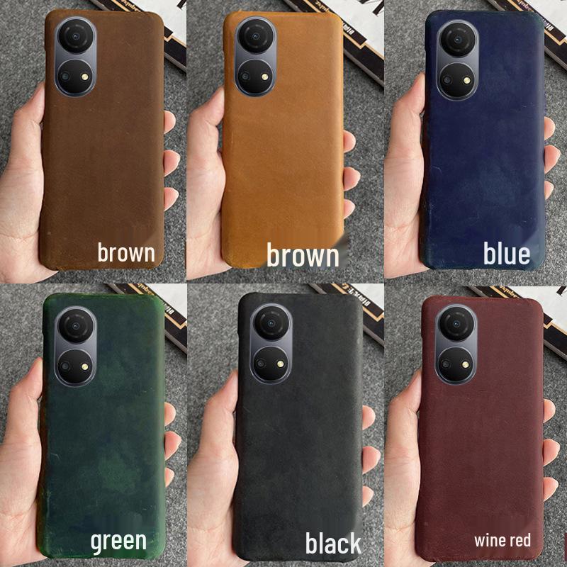 

Чехол-накладка из натуральной кожи для Honor 30/30Pro/30 Youth Other models please note зелёный