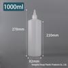 PE Dropper Bottle with Pointed Mouth for Glue and Pigment Dispensing