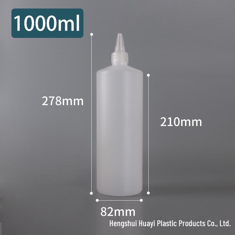 PE Dropper Bottle with Pointed Mouth for Glue and Pigment Dispensing