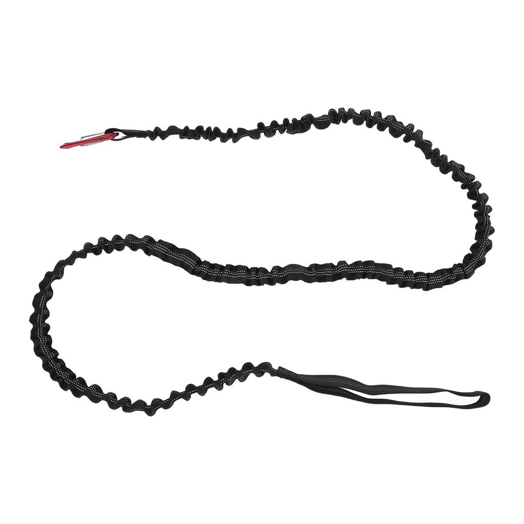 Bike Tow Rope Natural Length 1.7m Stretchable Design Nylon Alloy Portable Mountain Bike Pulling