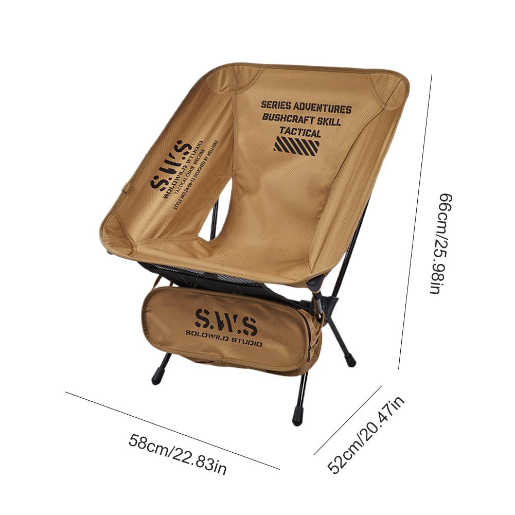 

Съемные стулья для кемпинга на открытом воздухе, складной стул-луна, сверхлегкий, для путешествий, походов, пикника, портативное сиденье для пляжа, рыбалки, отдыха хаки