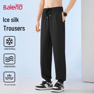 Baleno Men's Ice Silk Jogger Pants