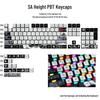 Four-Sided Translucent Color Keycaps for Customized Mechanical Keyboard
