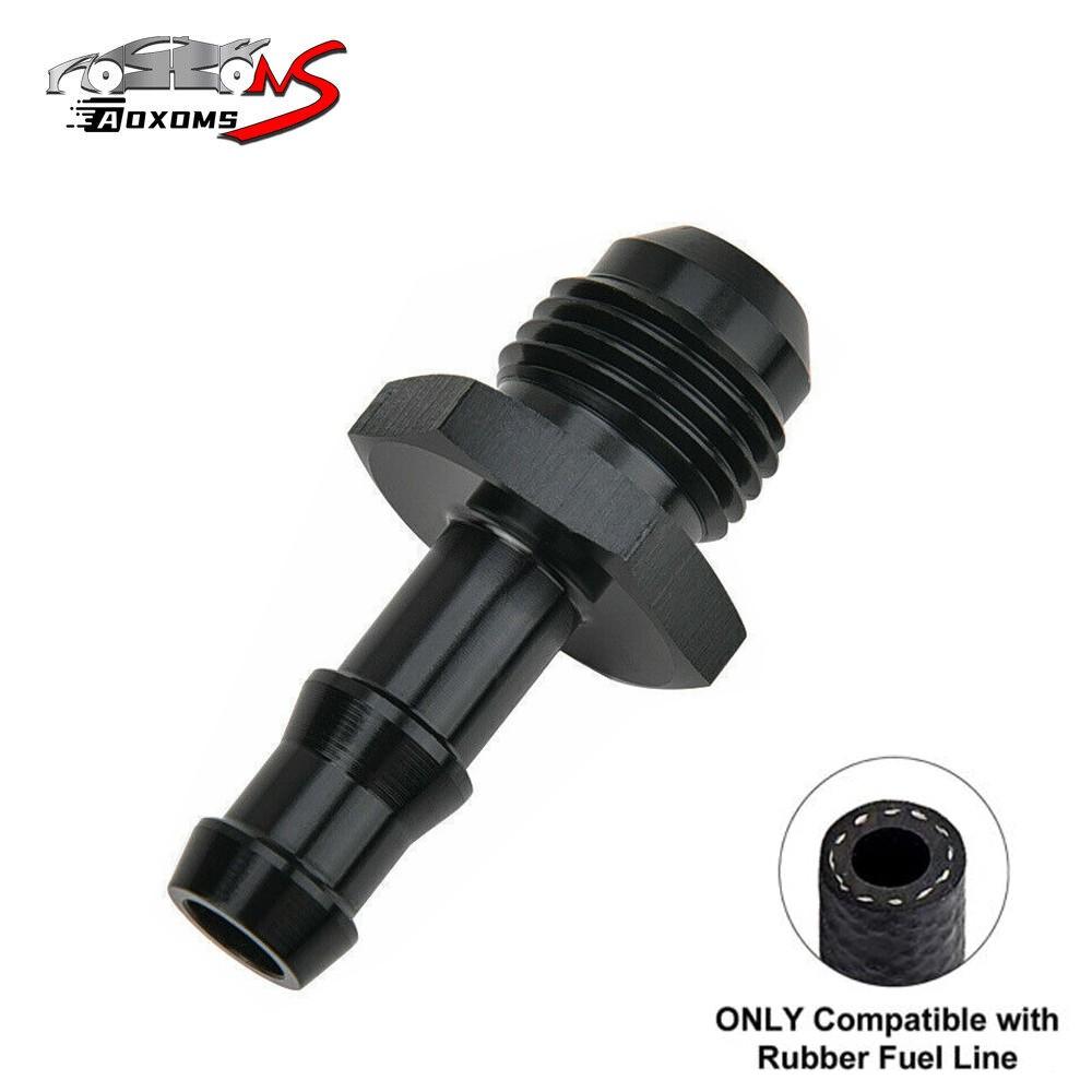 Barb Fitting 6An An-6 Male To 3/8" Fuel Hose Adapter AN6 -6AN 3/8 Push Lock