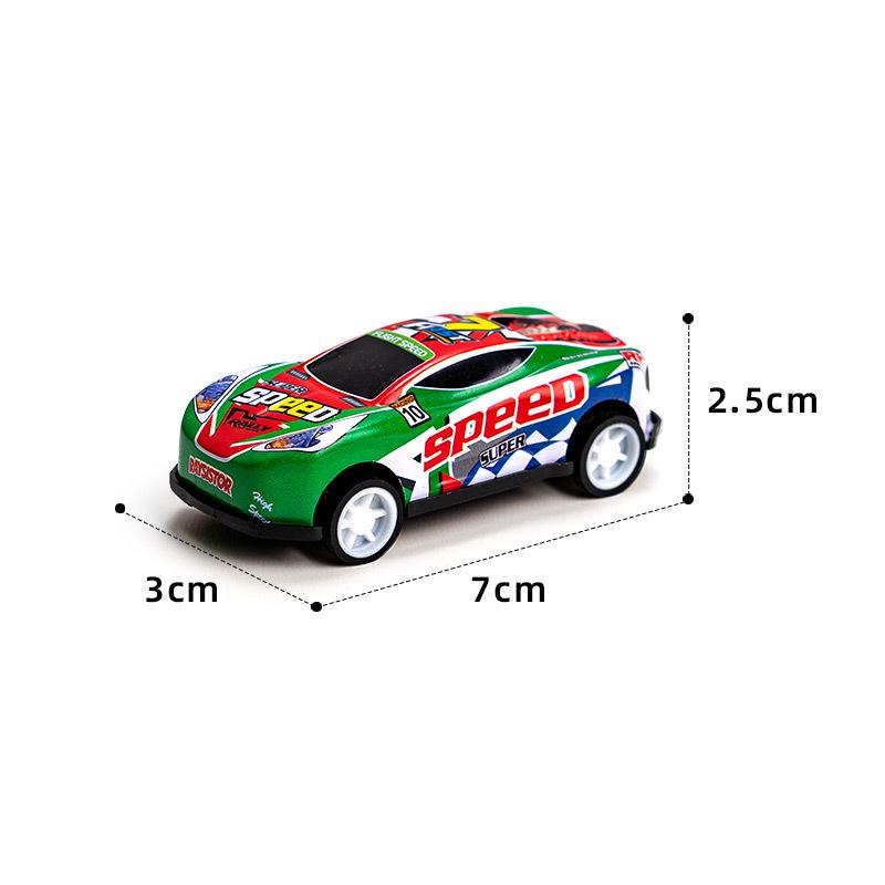 Mini Pull-Back Racing Car Set - Durable Alloy Model Toys for Kids