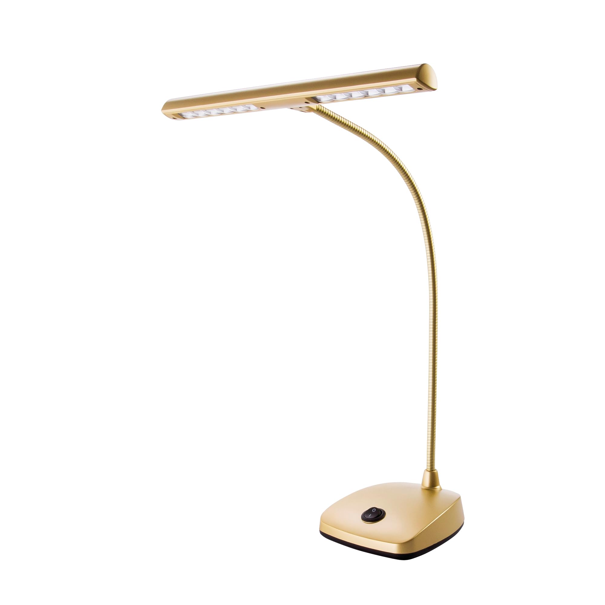 

K&M LED lamp with 12 LEDs Gold LED piano lamp gold-colored 12297G