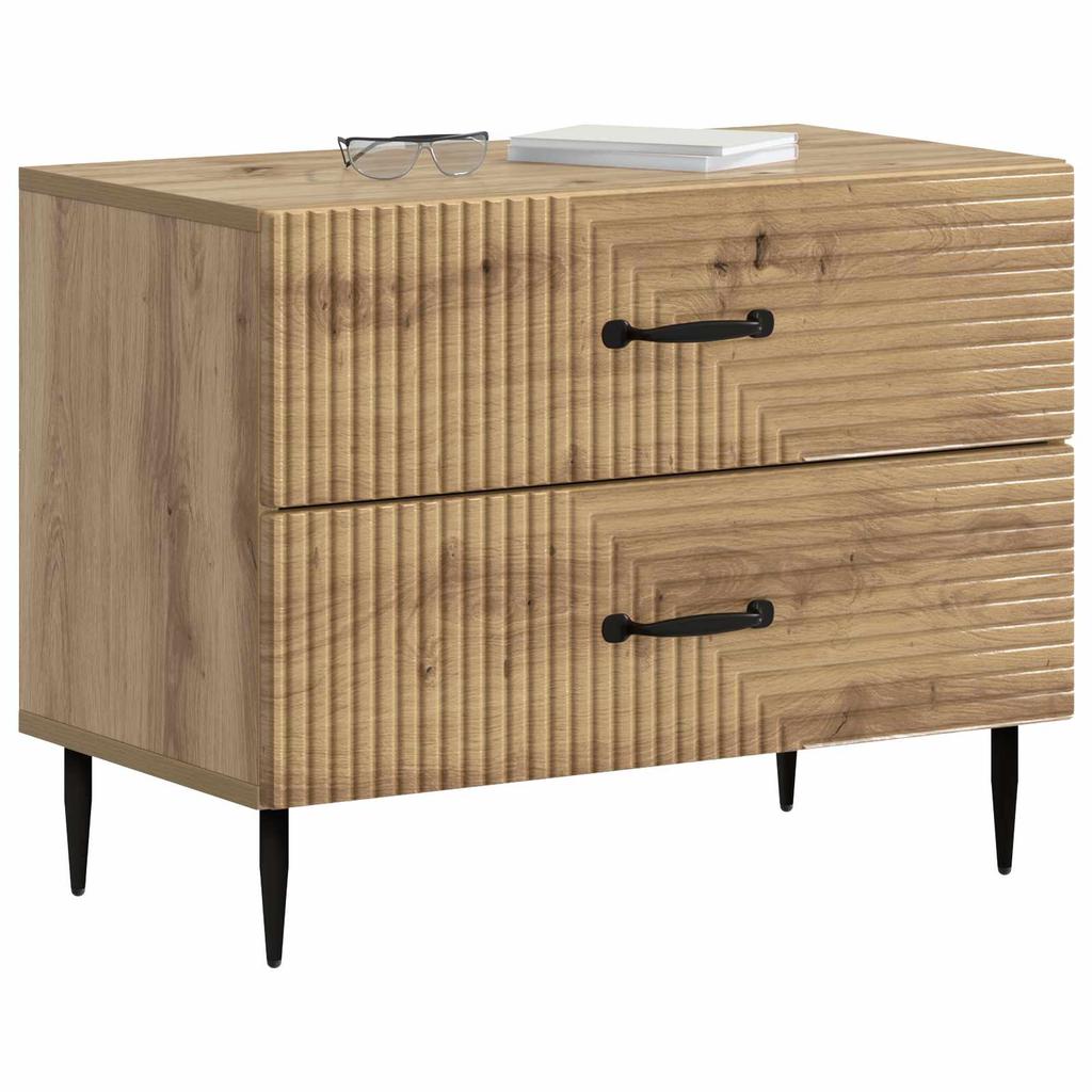 Nightstand Artisan Oak 62 x 34.5 x 47.5 cm Particleboard