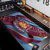 Tapis de souris impression football West Ham United Non ?Tapis de bureau antidérapant en caoutchouc, tapis de souris de jeu imperméable pour ordinateur portable, bureau