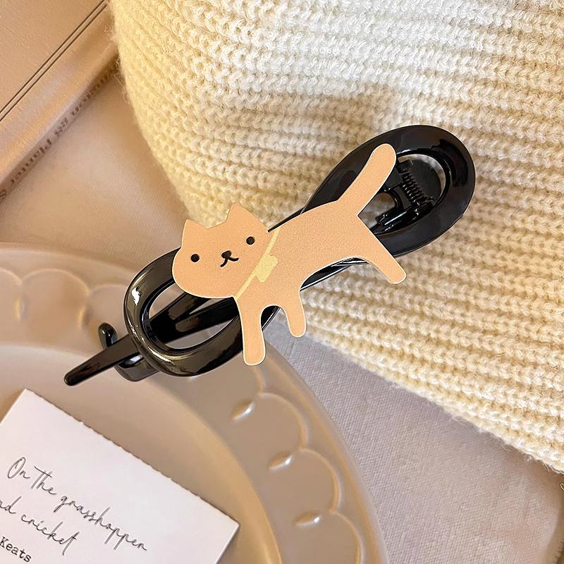 

1 шт. Мультяшные резинки для волос в форме кошки, модные аксессуары для волос, изысканная бижутерия, аксессуары для одежды, многоцветные