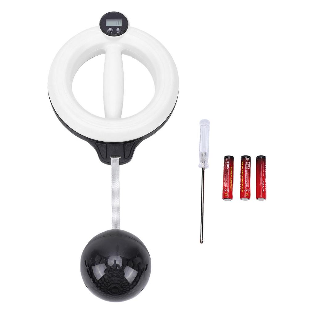 Hand Crank Forearm Trainer Chest Trainer Shoulders and Arm Muscle Training Fitness Equipment for Home Gym Workout White