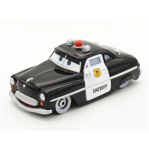 Disney Pixar Car 2 Lightning McQueen Finn McMissile Luigi Guido Sheriff Mater Flo 1:55 Die Cast Metal Alloy Children's Toy Car