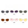 Women's Sunglasses, Men's and Women's Fashion Round-frame Metal Sunglasses