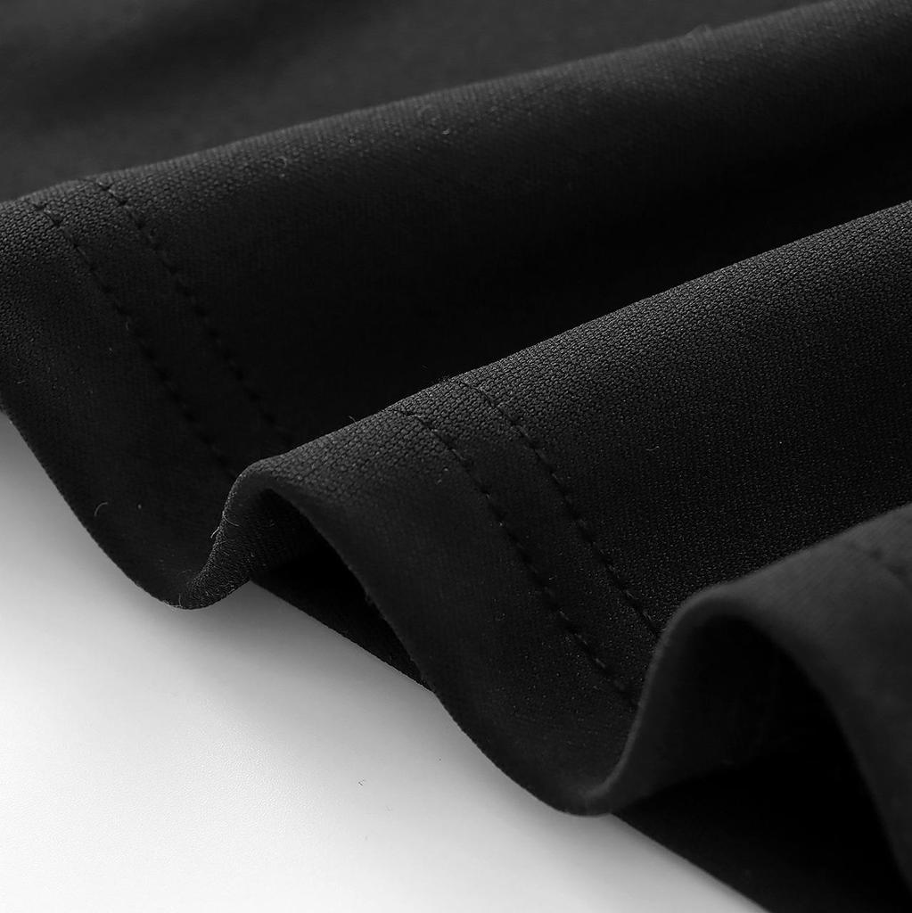 2025 Spring Sleeveless Slim Fit Midi Dress with Draped Collar and Back Tie Detail - European & American Style Women's Fashion