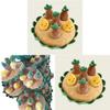 Plush Sweet Potato Dog Toy With Squeaker For Active Pets