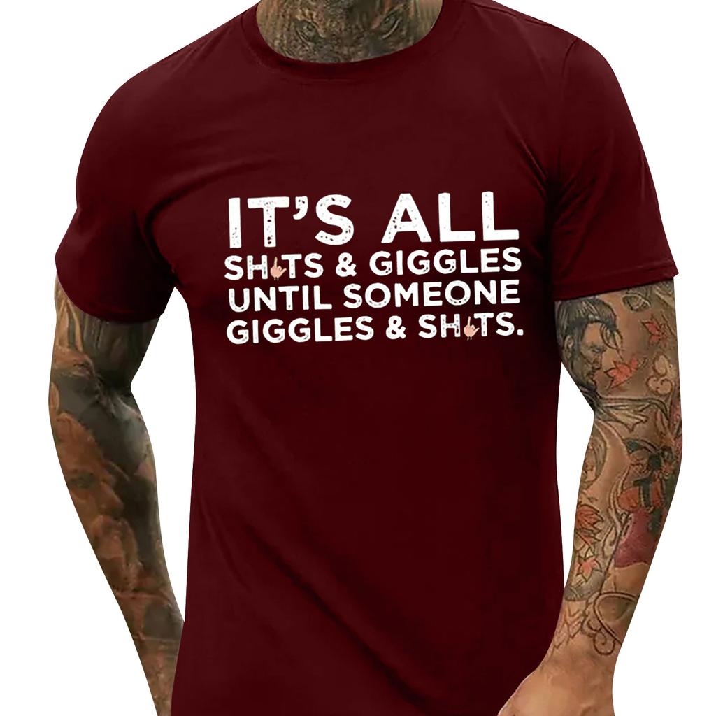 Pánská trička Trička Grafický Text Pool 3D tisk Street Neformální Krátký rukáv Tištěné oblečení Základní