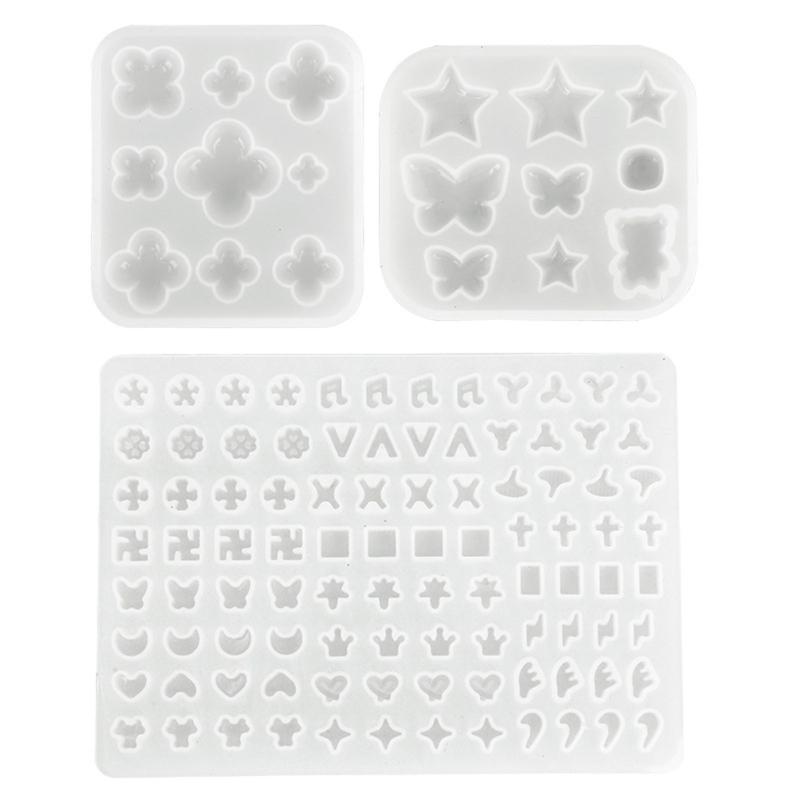 Fashionable Earring Sturdy Silicone Mould Set Accessory Portable for Stylish Jewelry Making Resin Casting Set