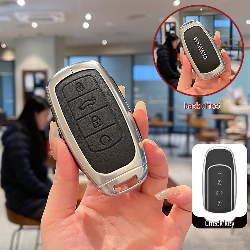 Metal Protective Case for 2023 Exeed Yaoguang & 2024 Yaoguang Premium Edition Key Fobs