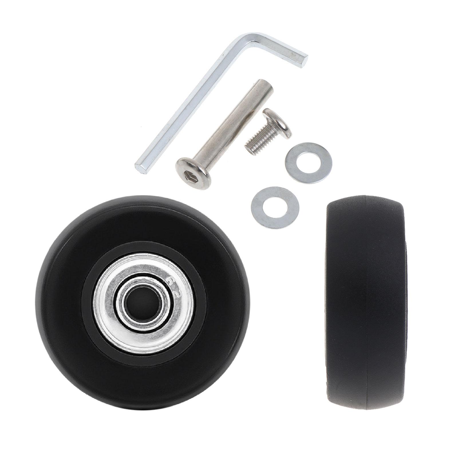 

1PC DIY чемодан Заміна коліщаток Поворотні аксесуари для ремонту Mute Роликове колесо для дорожньої сумки Travel 2