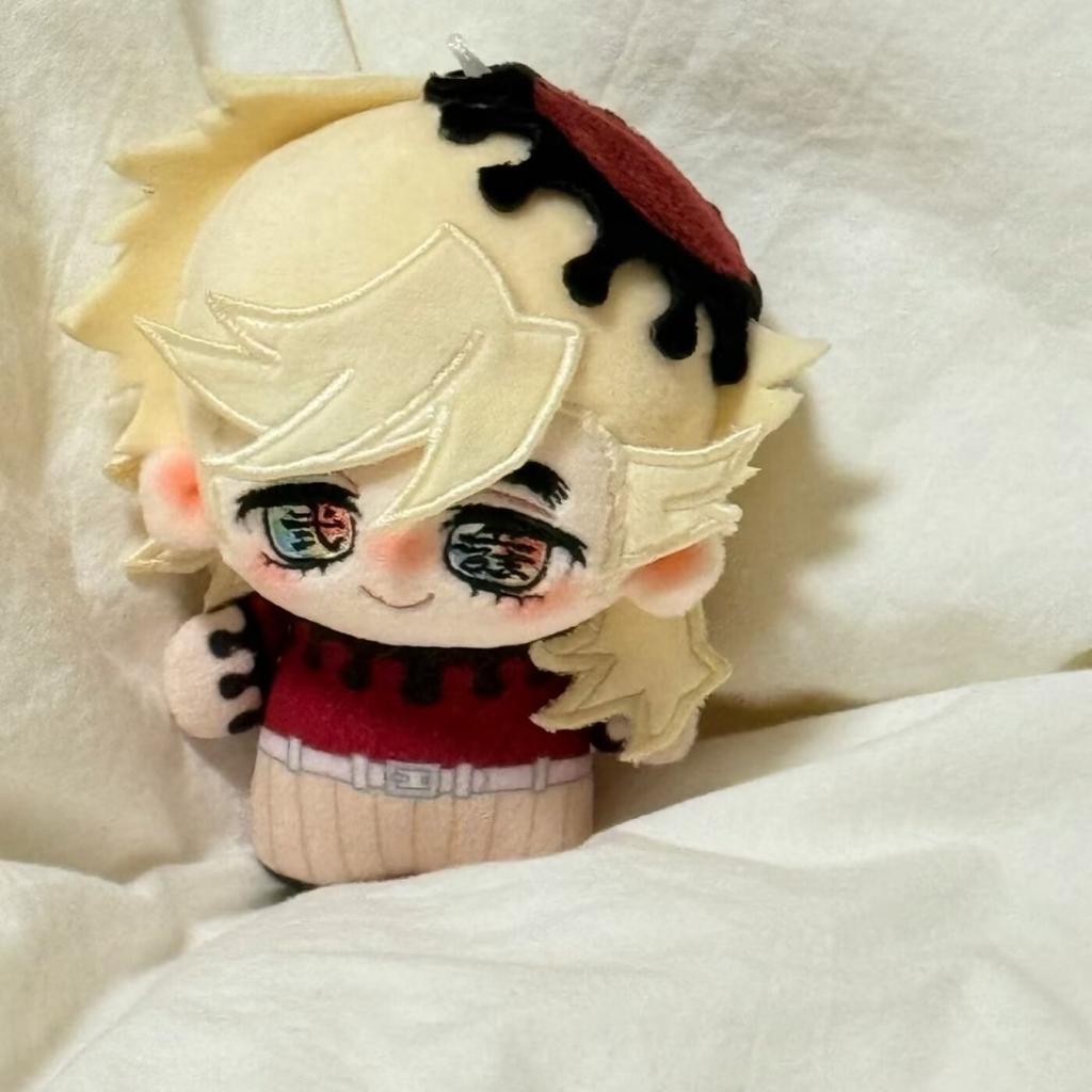 Anime Kimetsu no Yaiba Bambole Peluche Kokushibo 10cm Mini Peluche Regali Douma Peluche Giocattolo Ciondolo Bambole Collezione