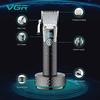 New Men's Professional Hair Clipper with LED Digital Display  IPX7 Washable  Stainless Steel Head  Electric Clipper Base  Rechargeable Shaver