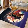 1pc Halloween Night Horror Carpet for Playroom Bedroom Living Room Sofa Home Decor,kids Game Area Rug Non-slip Floor Mat Y826141