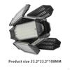 LED Garage Ceiling Light Industrial Lamp with 8 Adjustable Panel
