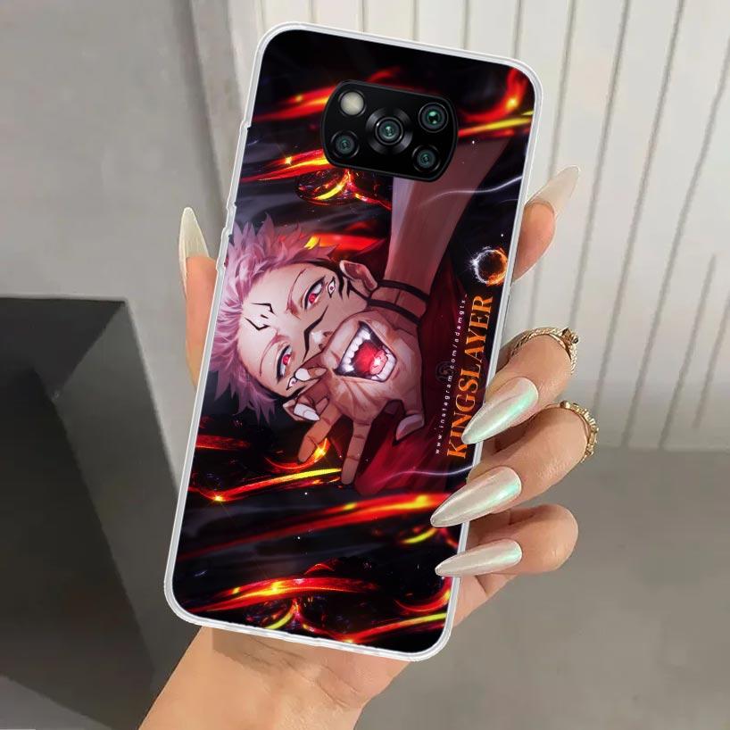 Japan Anime Jujutsus Phone Case for Xiaomi Poco X5 X6 X7 Pro F7 Ultra M7 Redmi 15 15C 13 13C 12 12C 10 10A 10C 9 9A 9C 9T Shell