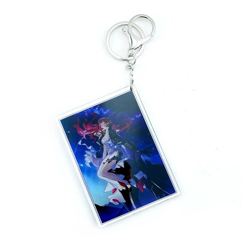 Honkai Star Rail Light Cone Ночь на Млечном Пути персонаж Химэко акриловый кулон висит — фото 2