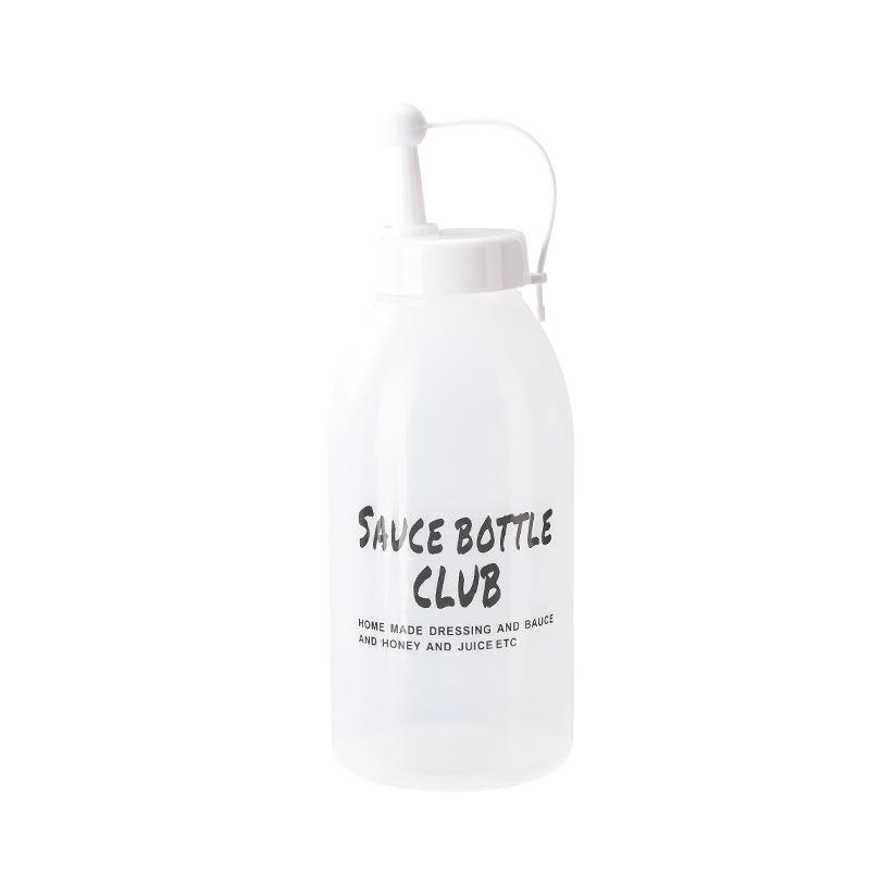 350/650ml Squeeze Sauce Bottle with Cap Wide Mouth Condiment Dispenser for Ketchup BBQ Sauces Cooking Seasoning Tools
