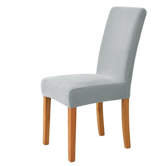 Shiny Fabric Chair Cover Used For Dining Room Kitchen Wedding Banquet Event Spandex Elasticized Chair Covers Exquisite New Home Decor Seat Case
