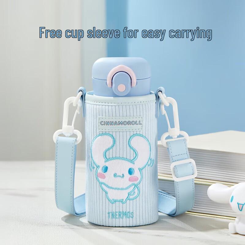 THERMOS Kids Insulated Stainless Steel Straw Bottle