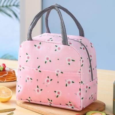 Cartoon Insulation Bags Large Capacity Cooler Lunch Bag Thickened Lunch Bag CLE