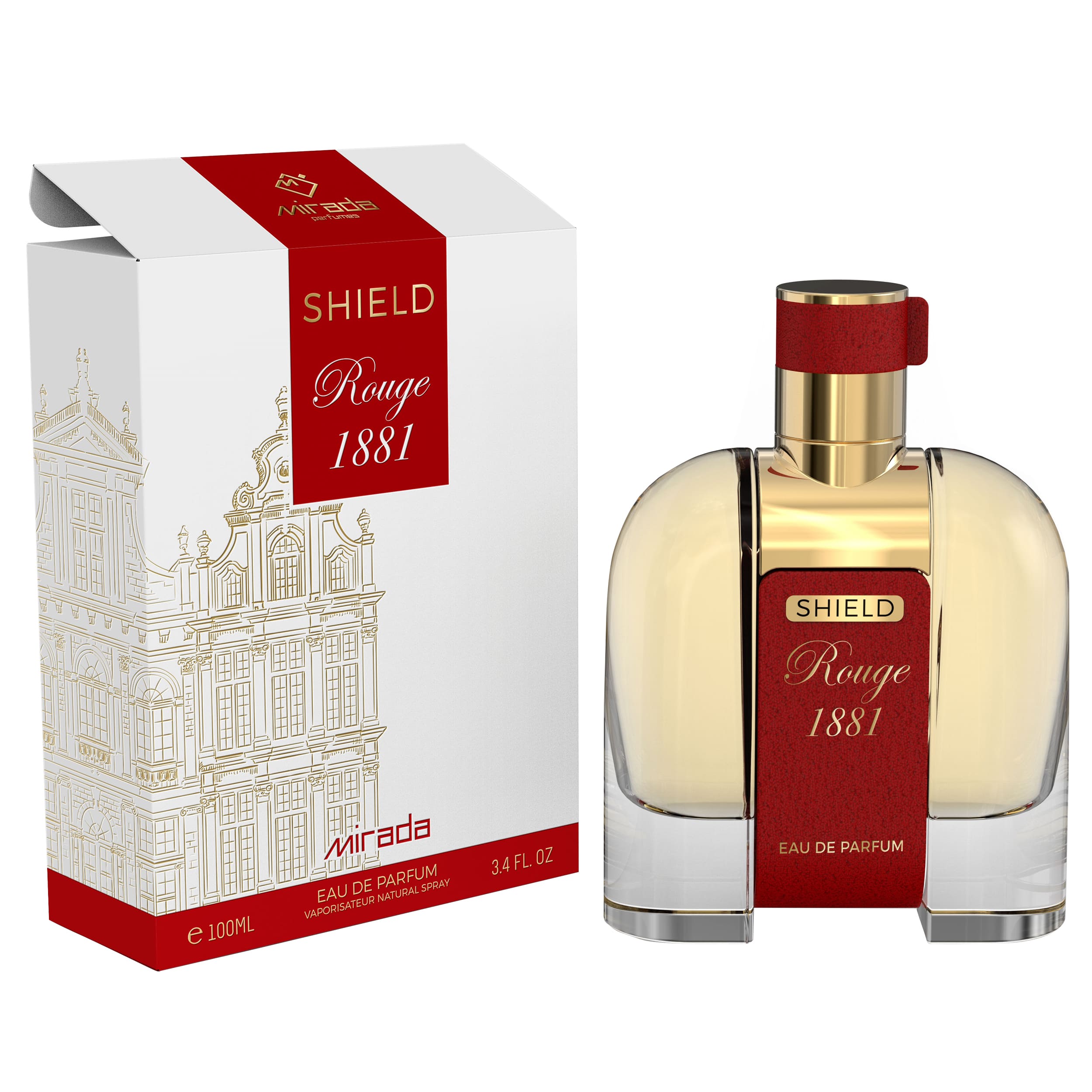 

Жіноча парфумована вода Shield rouge 1881 Mirada 100 ml