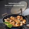KOBACH Uncoated Cast Iron Stir-Fry Wok