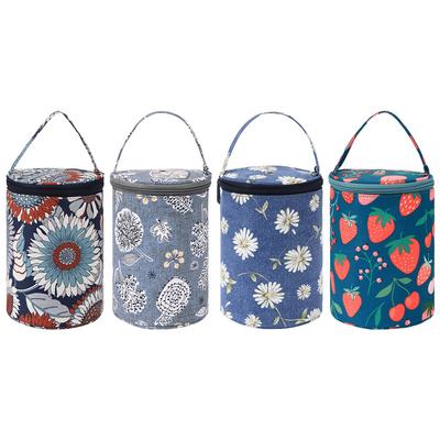 Garnaufbewahrungstasche Große Kapazität Stricknadeln Tragetasche Organizer Oxford-Gewebe Reise Häkelgarn Handtasche Webwerkzeuge Zubehör