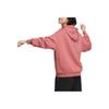 Adidas Neo Pure Color Hooded Long-Sleeve Sweatshirt with Logo Unisex Tops Pink HN8725