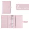 New Vintage Refillable Notebook File Folder Notepad Cover Leather Ring Binder Office Supplies