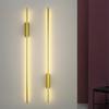 Mordern LED Wall Lamp Black Gold 60CM Long Strip Light For Living Room TV Wall Bedroom Bedside Hallway Ambient Lighting Fixture