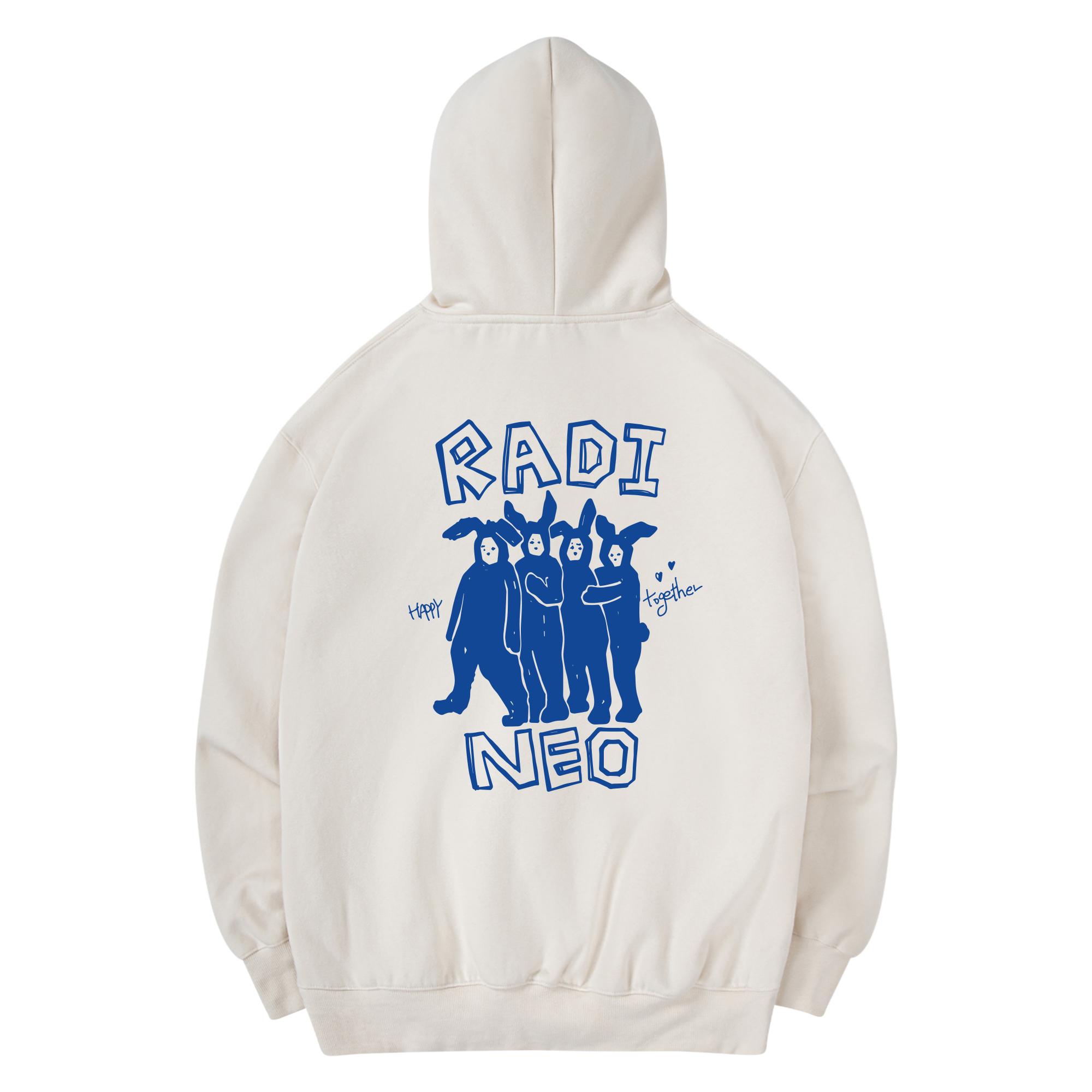 Radineo Happy Together Hoodie Cream Cream/L