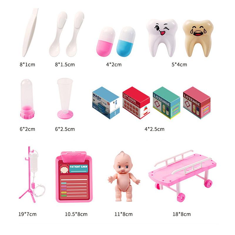 Simulation Nurse Toy Doctor Accessories Children Doctor Play Set For Kids Home Play Toys Doctor Set Toy Gift For Kids Boys Girls