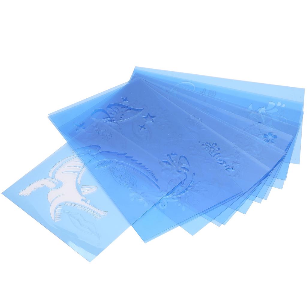 PET Face Painting Template Reusable Face Paint Stencils for Halloween Christmas Party